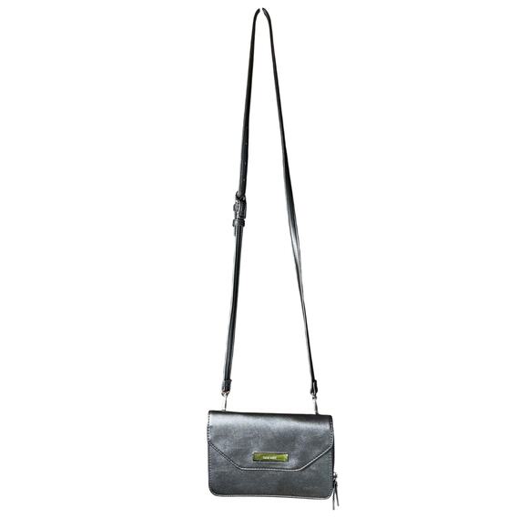 Nine West convertible black Crossbody purse - Picture 1 of 6